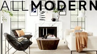 THE ALL MODERN STYLE MIDCENTURY MODERN MEETS GLAM FURNITURE amp DECOR [upl. by Eanej544]