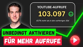 NEUE YouTubeFunktion Für MEHR AUFRUFE ⚠️ [upl. by Shaddock]