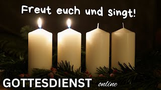 Gottesdienst ONLINE vom 08 Dezember 2024 [upl. by Shel229]