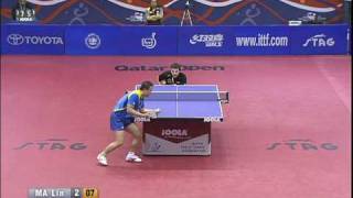 Qatar Open Timo BollMa Lin [upl. by Xirtaeb]