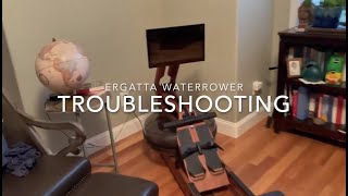 Ergatta Waterrower Troubleshooting Steps [upl. by Airtemad]