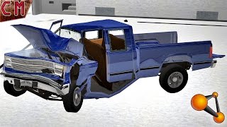 BeamNG Drive IIHS small overlap crash test 4 [upl. by Ainnek]