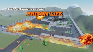 The DarthWarriors ecape PRSION LIFE  ROBLOX  MEMES [upl. by Puttergill]