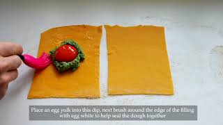 Handmade Raviolo With Egg Yolk and ricotta  Fresh Pasta recipe [upl. by Aivin276]