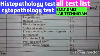 Histopathology test  Cytopathology test [upl. by Esac]