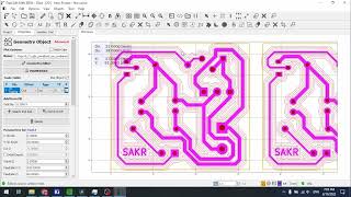 002شرح برنامج FlatCam لتصنيع الدوائر الالكترونية المطبوعة مع خاصية تكرار تنفيذ التصميم [upl. by Valsimot]