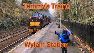 Tommys Trains  Wylam with 37 Class and 66 Class Engines [upl. by Aunson]