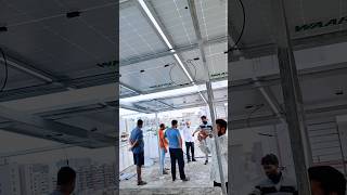 solar panel 10kw solarprice in india installation solarsystem for home soldring Shorts [upl. by Eiramrebma]