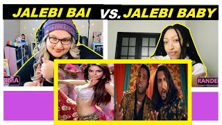 Jalebi Bai vs Jalebi Baby REACTION Mallika Sherawat Tesher Jason Derulo jalebibaby [upl. by Aneeuqal]