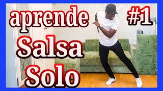 Como Bailar Salsa Solo 1  Yopi Quintero [upl. by Htyderem]