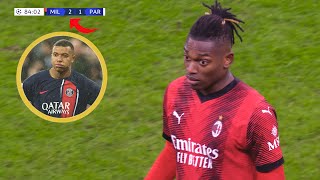 Rafael Leão Destroying PSG And Kylian Mbappe  4K ULTRA HD [upl. by Terraj]