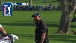 Shane Lowry holes out for INCREDIBLE ALBATROSS at Farmers [upl. by Mitchael51]