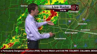 Richard Scotts Coverage of the Alabama Tornado Outbreak of April 28 2014 [upl. by Xuaeb]