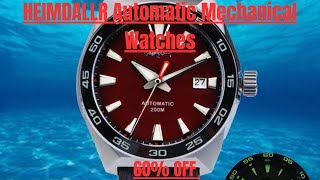 HEIMDALLR Automatic Mechanical Watches Save up to 60 [upl. by Mic]