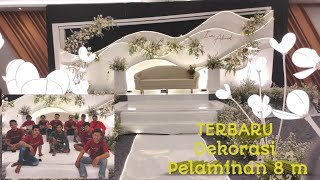 Full Proses Pemasangan dekorasi Gedung Simpel Minimalis [upl. by Chaiken]