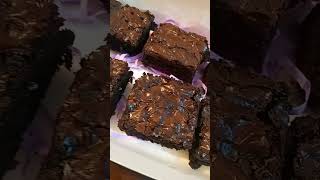 Chocolate fudge Brownies 🤤 shortsfeed shortvideo shorts viralshort viralvideos ytviral cake [upl. by Aizan]