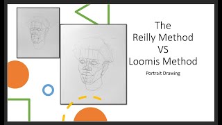 Portrait Drawing  Reilly Method Vs Loomis Method [upl. by Speroni]