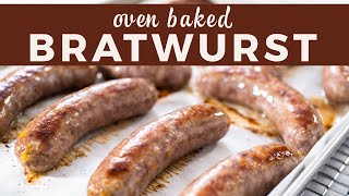 OvenBaked Bratwurst [upl. by Rosena]