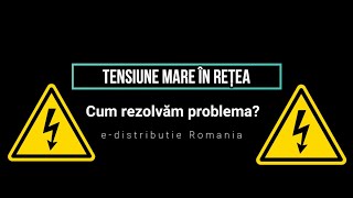 High voltage in the network How do we solve the problem edistributie Romania [upl. by Nnyre994]