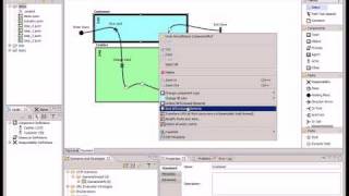 jUCMNav Tutorial 1 Creating a simple path components stubs and plugin maps [upl. by Suissac]