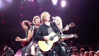 Def Leppard  Acoustic Medley Live Mansfield MA 2012 [upl. by Akenn]