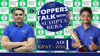 AIR 1 GPAT  2024  SUDIPTA BERA  GDCIANS UNSTOPABBLE  TOPPERS INTERVIEW [upl. by Troyes365]