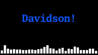 Davidson  an Extremely Devious Song [upl. by Koziel]