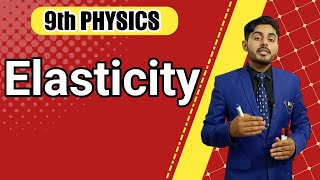 Elasticity class 9  Stress class 9  Strain class 9  9th class physics  matric part 1 urdu hindi [upl. by Knighton]