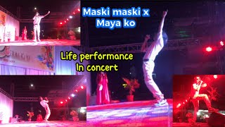 Mayako dori le x maski maski in concert  my performance 😻😻 [upl. by Valaria]