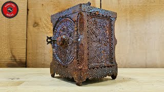 Whats in the box 1890s Safe Restoration [upl. by Abehs494]