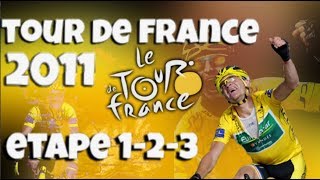 TDF18  TOUR DE FRANCE 2011 EUROPCAR  Etape 123 [upl. by Elonore]