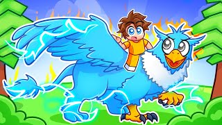 Playing Roblox as a PROTECTIVE MYTHICAL BIRD in Feather Family [upl. by Jakie342]