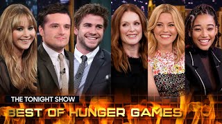 Best of Hunger Games Jennifer Lawrence Liam Hemsworth Josh Hutcherson Elizabeth Banks and More [upl. by Orazal697]