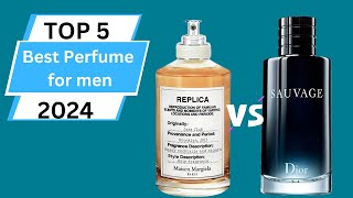 🧴TOP 5 Best Perfume For Men 2024 [upl. by Atyekram]