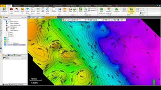 Create Isopach Thickness map by Schlumberger Petrel Method1 from two stacked surfaces [upl. by Kela]