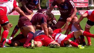 TOP 14  Essai de MOEFANA UBB  Biarritz Olympique  BordeauxBègles  J01  Saison 20212022 [upl. by Hallett]