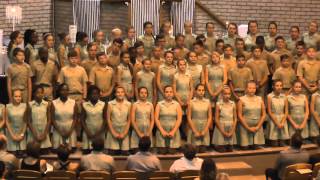 20151105 Laerskool Phalaborwa Groenskool Graad 7 Afskeidslied [upl. by Ilarrold]