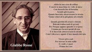 Franco Battiato  Giubbe Rosse CON TESTO [upl. by Ainolopa]