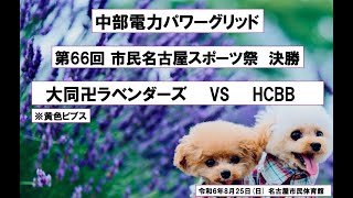 ハンドボール 名古屋 市民スポーツ祭 大同卍ラベンダーズ vs CHBB [upl. by Ettenyar83]