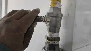 commercial kitchen LPG gas pipeline fitting vaporizer installation best kitchen repairing service [upl. by Afatsom]