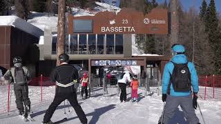 Skiarea Campiglio Panorami piste Folgarida Marilleva 2020 [upl. by Arthur487]