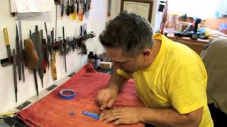 Schroeder Guitars How to notch saddles [upl. by Dorena]