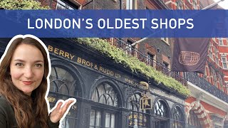 Londons Oldest Shops [upl. by Oravla]