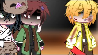 Tanjiro and inosuke react to yandere zenitsu zenzukogc [upl. by Aivon454]