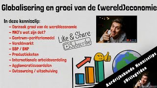 Wat is het centrumperiferie model  Examentraining thema Wereld  HAVO amp VWO [upl. by Uno99]