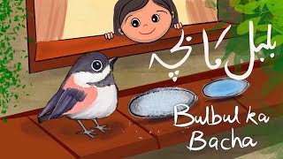 Bulbul ka bacha  Urdu poem for kids  Nursery Rhyme in Urdu  بلبل کا بچہ [upl. by Ethben330]