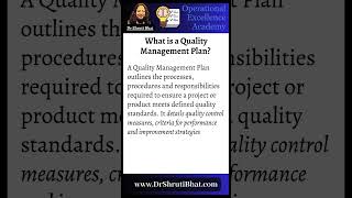 What is a Quality Management Plan  Quality Management Plan Explained [upl. by Mary]