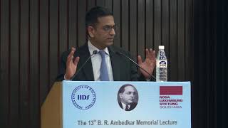 Ambedkar Memorial Lecture by Justice DY Chandrachud [upl. by Adnyl]