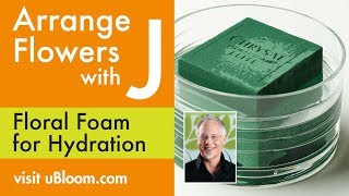 How to use Flower Foam for creating Flower Arrangements [upl. by Aneles]