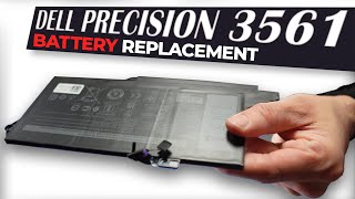 How To Upgrade or Replace Your Battery  Dell Precision 3561 [upl. by Chandos513]